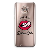 Badass Babes Club: Motorola Moto G6 Transparant Hoesje