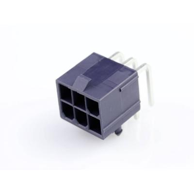 Molex 1724480006 Female header, inbouw (standaard) Totaal aantal polen: 6 Inhoud: 1 stuk(s) Tray