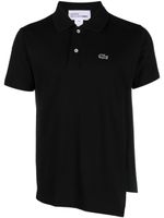 Comme Des Garçons Shirt x Lacoste polo à design asymétrique - Noir - thumbnail