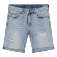 Andy Short Damaged Repaired Light Denim