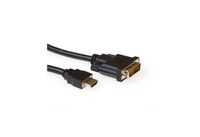 ACT AK3739 video kabel adapter 1 m HDMI DVI-D Zwart - thumbnail