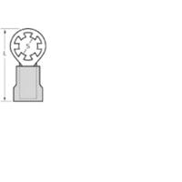 Molex 19075-0014 Ringkabelschoen 1 stuk(s) Tape on Full reel