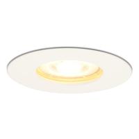 Bari LED Inbouwspot - 4,4 Watt 345 lumen - 2700K Warm Wit - GU10 - Dimbaar - Rond - IP65 Waterdicht - Wit - Voor binnen, buiten en badkamer
