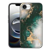 Marmeren Print Telefoonhoesje voor iPhone 16e Marmer Groen