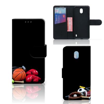 Nokia 1 Plus | Wallet Case | met Pasjes | Sports