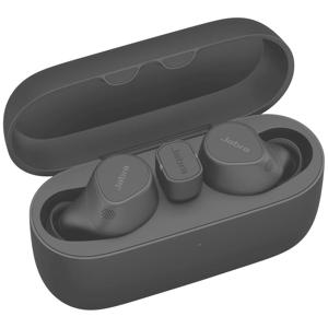 Jabra Evolve2 Buds In Ear oordopjes Bluetooth Stereo Zwart Ruisonderdrukking (microfoon), Noise Cancelling Oplaadbox, Microfoon uitschakelbaar (mute), Inductie