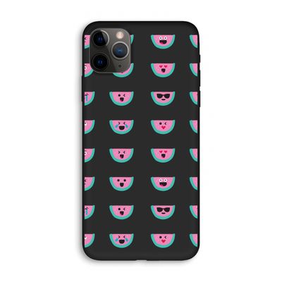 Smiley watermeloenprint: iPhone 11 Pro Max Biologisch afbreekbaar hoesje