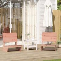 Tuinstoelen 2 st 60x64x70,5 cm massief douglashout