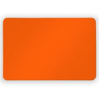 Set van 12x koelkast whiteboard magneet oranje 6 x 4 cm Set van 12x koelkast whiteboard magneet oranje 6 x 4 cm