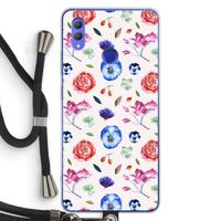 Bloemetjes: Honor Note 10 Transparant Hoesje met koord