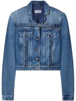 Off-White veste en jean à détail de ceinture - Bleu Off-White veste en jean à détail de ceinture - Bleu