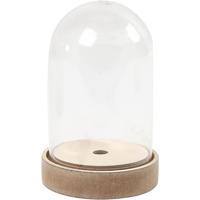 Creativ Company Stolp op houten voet, h: 12,5 cm, d 8 cm, 1 doos