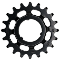 Tandwiel KMC Voor Shimano 20T O-MO Staal 1/8 inch - Zwart