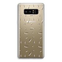Hipster stripes: Samsung Galaxy Note 8 Transparant Hoesje