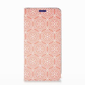 Samsung Galaxy S10e Hoesje met Magneet Pattern Orange