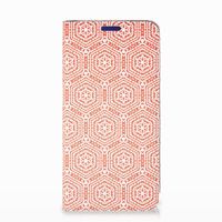 Samsung Galaxy S10e Hoesje met Magneet Pattern Orange