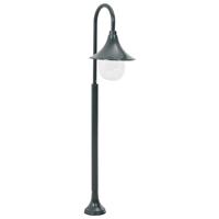 VidaXL Paalverlichting tuin E27 120 cm aluminium donkergroen