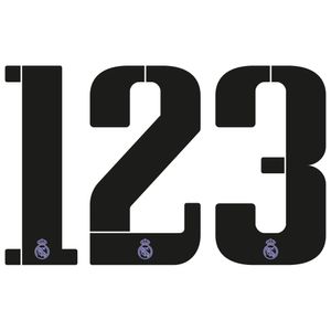 Eigen Naam & Nummer (Officiële Real Madrid Bedrukking)