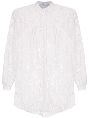 Olympiah chemise Branch en dentelle - Blanc