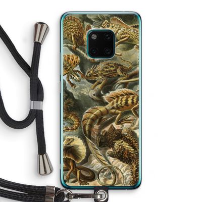 Haeckel Lacertilia: Huawei Mate 20 Pro Transparant Hoesje met koord