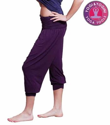 Yogabroek Comfort Flow Paars S-M