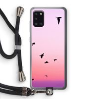 Fly away: Samsung Galaxy A31 Transparant Hoesje met koord Fly away: Samsung Galaxy A31 Transparant Hoesje met koord