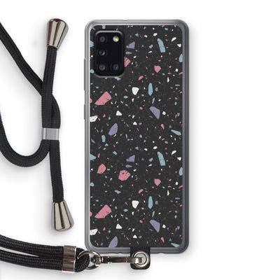 Terrazzo N°16: Samsung Galaxy A31 Transparant Hoesje met koord