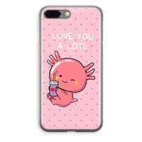 Love You A Lotl: iPhone 8 Plus Transparant Hoesje Love You A Lotl: iPhone 8 Plus Transparant Hoesje