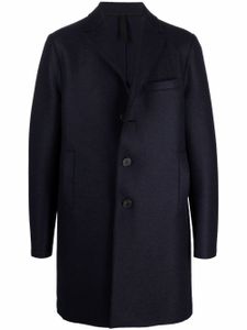 Harris Wharf London manteau en laine à simple boutonnage - Bleu