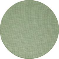 Karpet24 Sisal - Modern Effen Vloerkleed voor Binnen & Buiten, Groen-Ø 160 cm rond