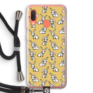 Haas: Samsung Galaxy A20e Transparant Hoesje met koord