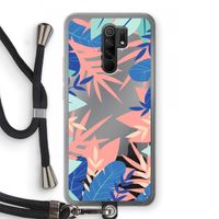 Tropisch: Xiaomi Redmi 9 Transparant Hoesje met koord