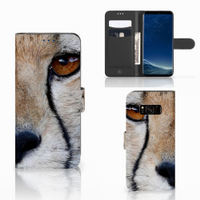 Samsung Galaxy S8 Telefoonhoesje met Pasjes Cheetah