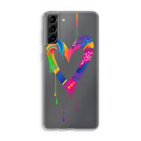 Melts My Heart: Samsung Galaxy S21 Plus Transparant Hoesje