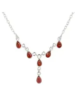 Zilveren Ketting met Granaat Zilveren Ketting met Granaat