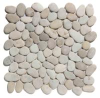The Mosaic Factory Natural Stone Mozaiek Tegel Kiezel - Tan Kiezels Natural 304x300 mm