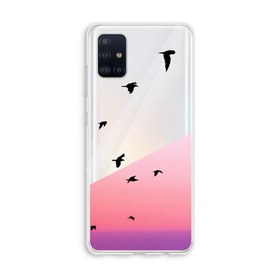 Fly away: Galaxy A51 4G Transparant Hoesje