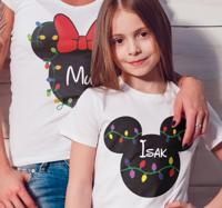 Kerst t shirt Disney kerst familie