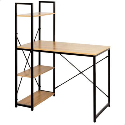 Bureau met plank Max Home Staal Melamine spaanderplaat 120 x 12 x 64 cm