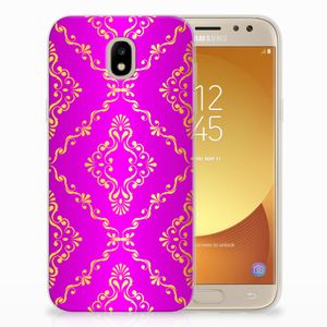 Siliconen Hoesje Samsung Galaxy J5 2017 Barok Roze