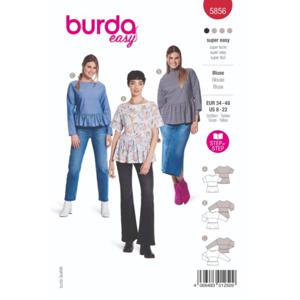 Burda nr.5856 maat 34 - 48