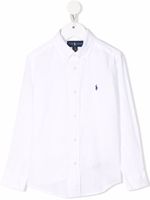 Ralph Lauren Kids chemise Polo Pony à boutonnière - Blanc