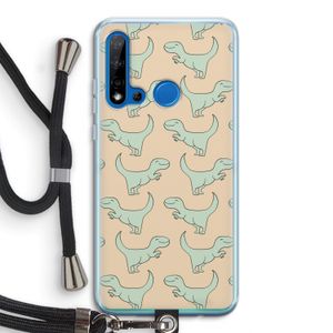 Dinos: Huawei P20 Lite (2019) Transparant Hoesje met koord