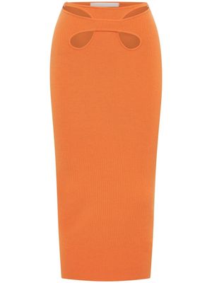 Dion Lee jupe Mobius - Orange