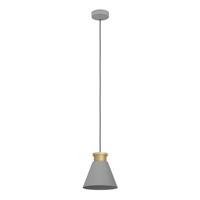 EGLO Twicken Hanglamp - E27 - Ø 22 cm - Grijs|Goud -Staal