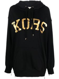 Michael Michael Kors hoodie à logo imprimé - Noir