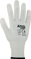 Asatex Snijbestendige handschoen | maat 7 wit | EN 388 PSA-categorie II | HDPe m.polyurethaan | 10 paar - 3710/7 3710/7