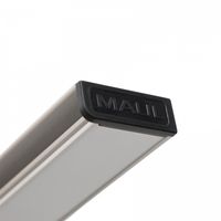 MAUL klemlijst Pro aluminium 50x4,5cm multi-functioneel met 5 toepassingen - thumbnail