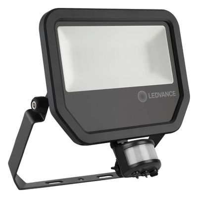 Osram LED straler 50W 5000 lumen 3000K IP65 IK07 zwart sensor 100°