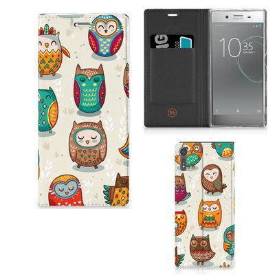Sony Xperia XZ | XZs Hoesje maken Vrolijke Uilen Sony Xperia XZ | XZs Hoesje maken Vrolijke Uilen